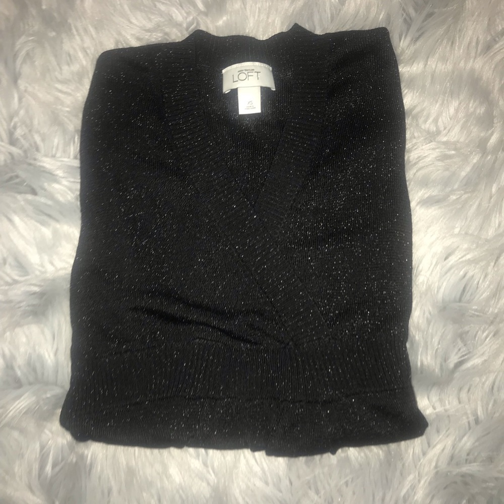 Loft shimmer top